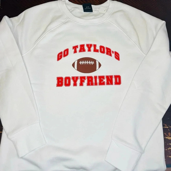 Custom Made Go Taylor’s Boyfriend Crewneck Sweatshirt - Picture 1 of 2